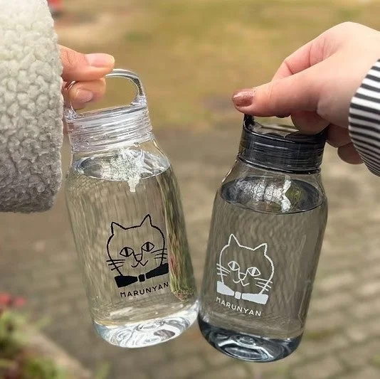 まるにゃんデザインのドリンクボトル
