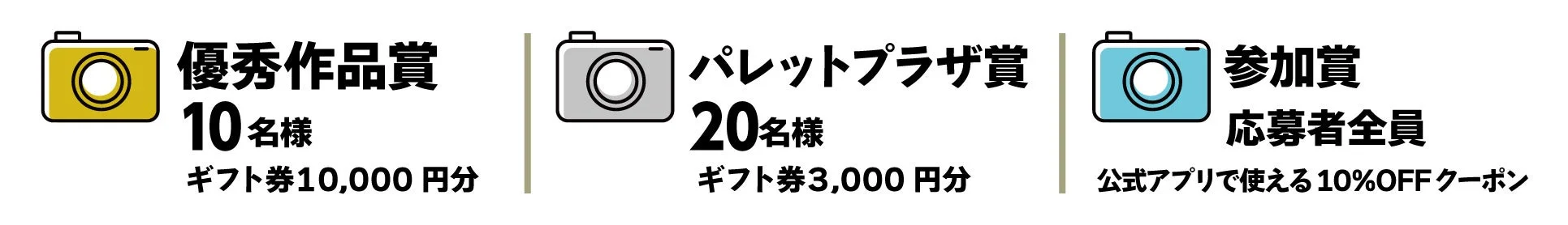 ハピネスフォトコンテスト賞品