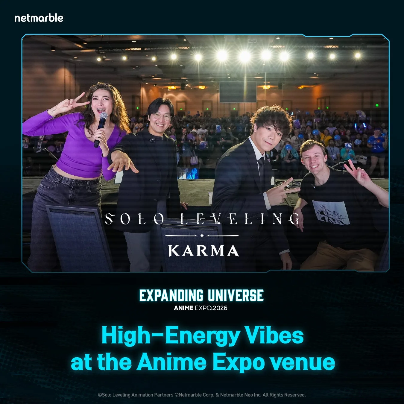 Anime Expo会場でのファンイベントの様子