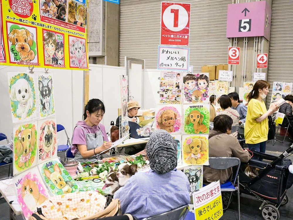 ペットの似顔絵