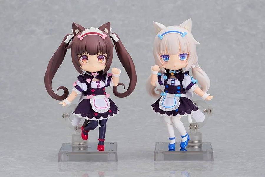 人気作品「ネコぱら」に登場するキャラクター、ショコラとバニラのねんどろいどフィギュア