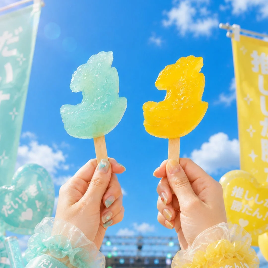推し活イベントでのアイスキャンディー