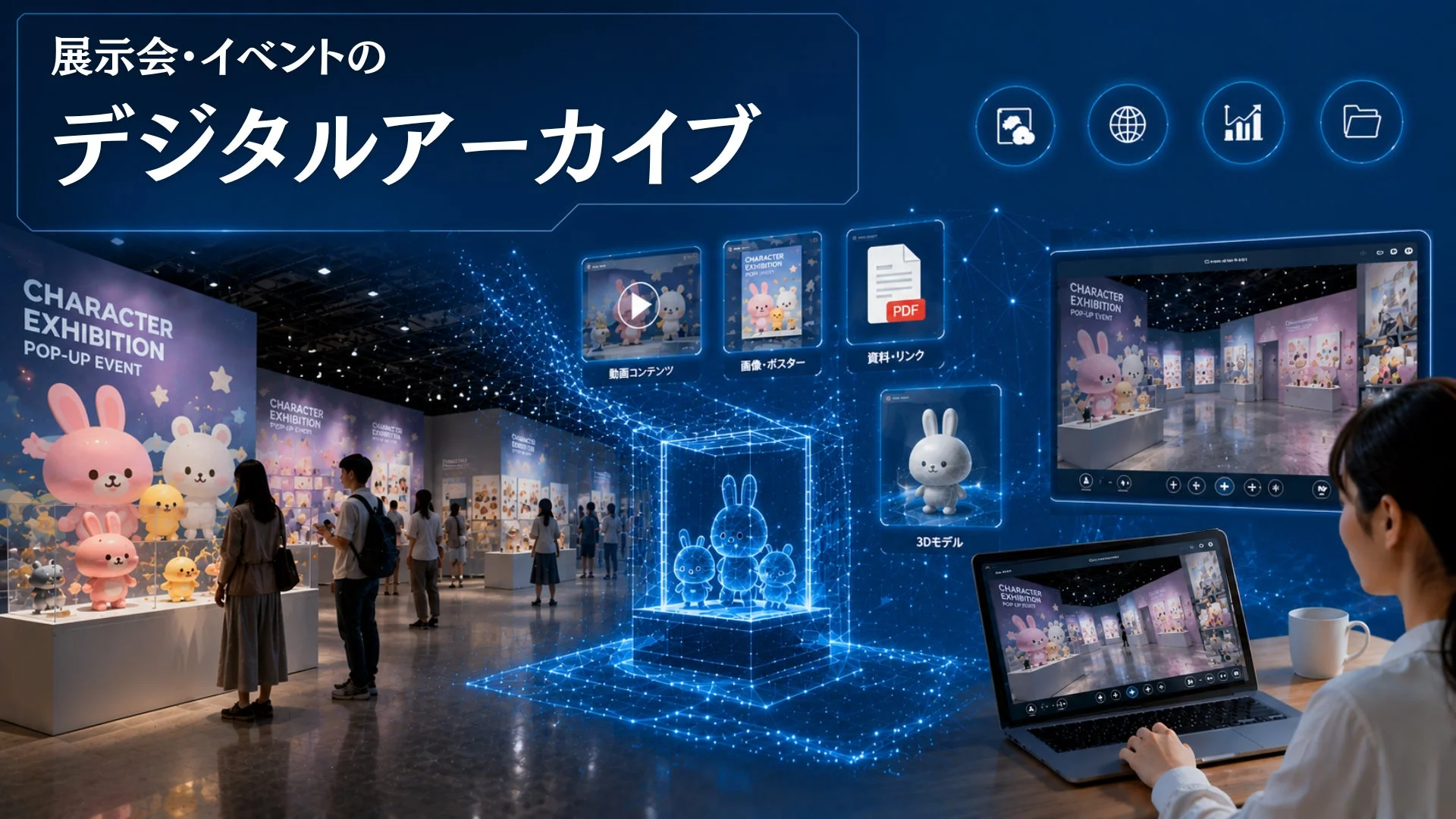 展示会・イベントのデジタルアーカイブ