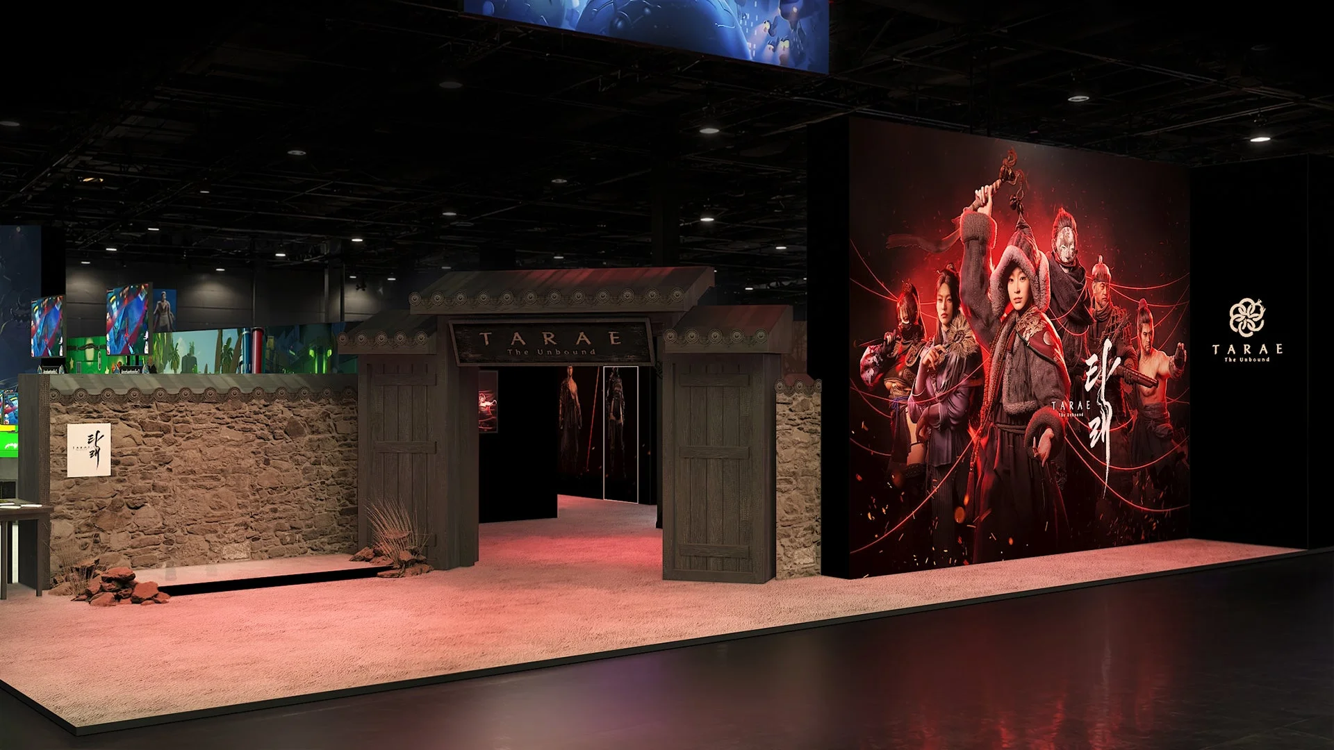 TARAE The Unboundのゲームイベントブース