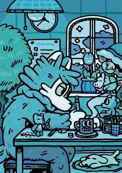 作品集『SOMEWHERE』掲載イラスト