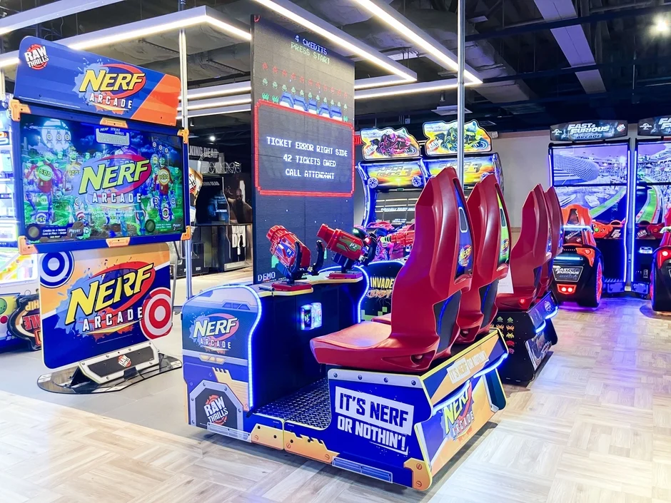 NERF ARCADEなどのゲーム機