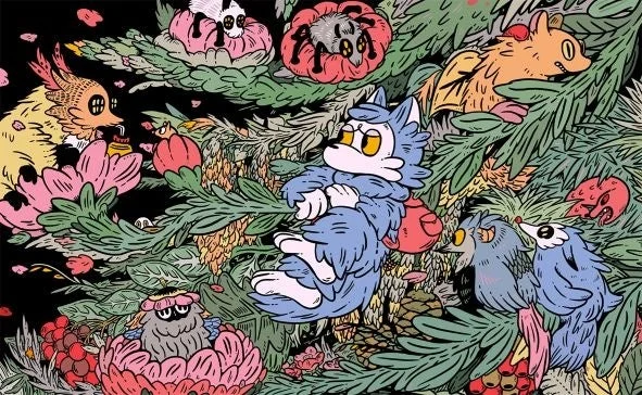 作品集『SOMEWHERE』掲載イラスト