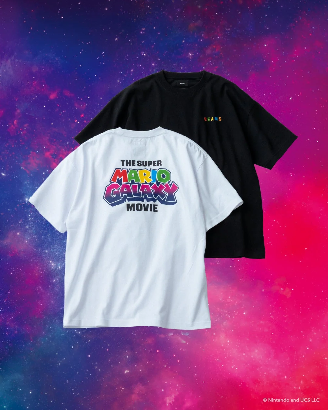 スーパーマリオギャラクシー映画とBEAMSのコラボTシャツ