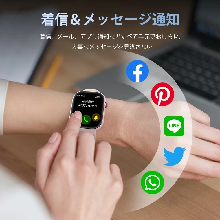 着信・メッセージ通知