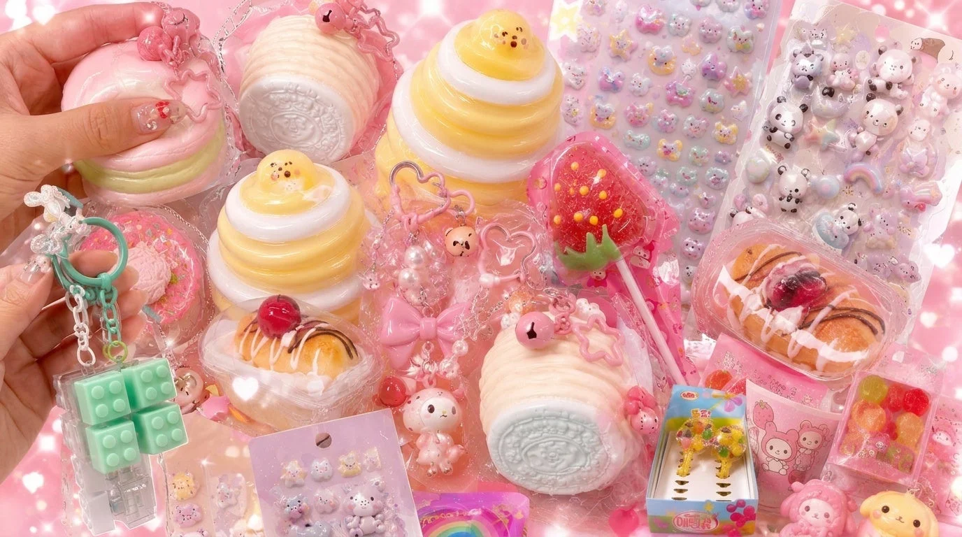 PETA L♡VEのカラフルなスクイーズと雑貨