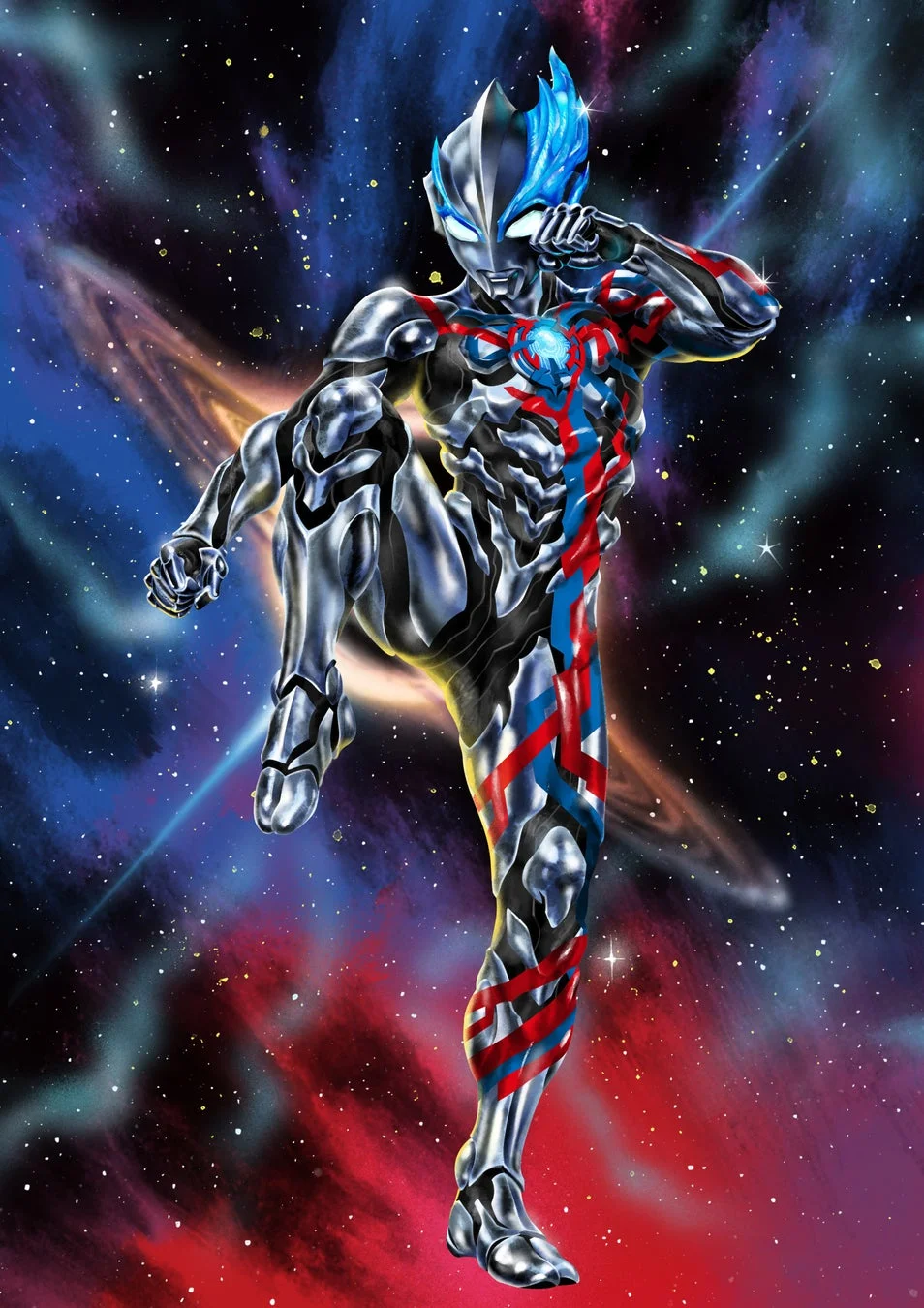鈴木旬氏によるウルトラマンのイラスト