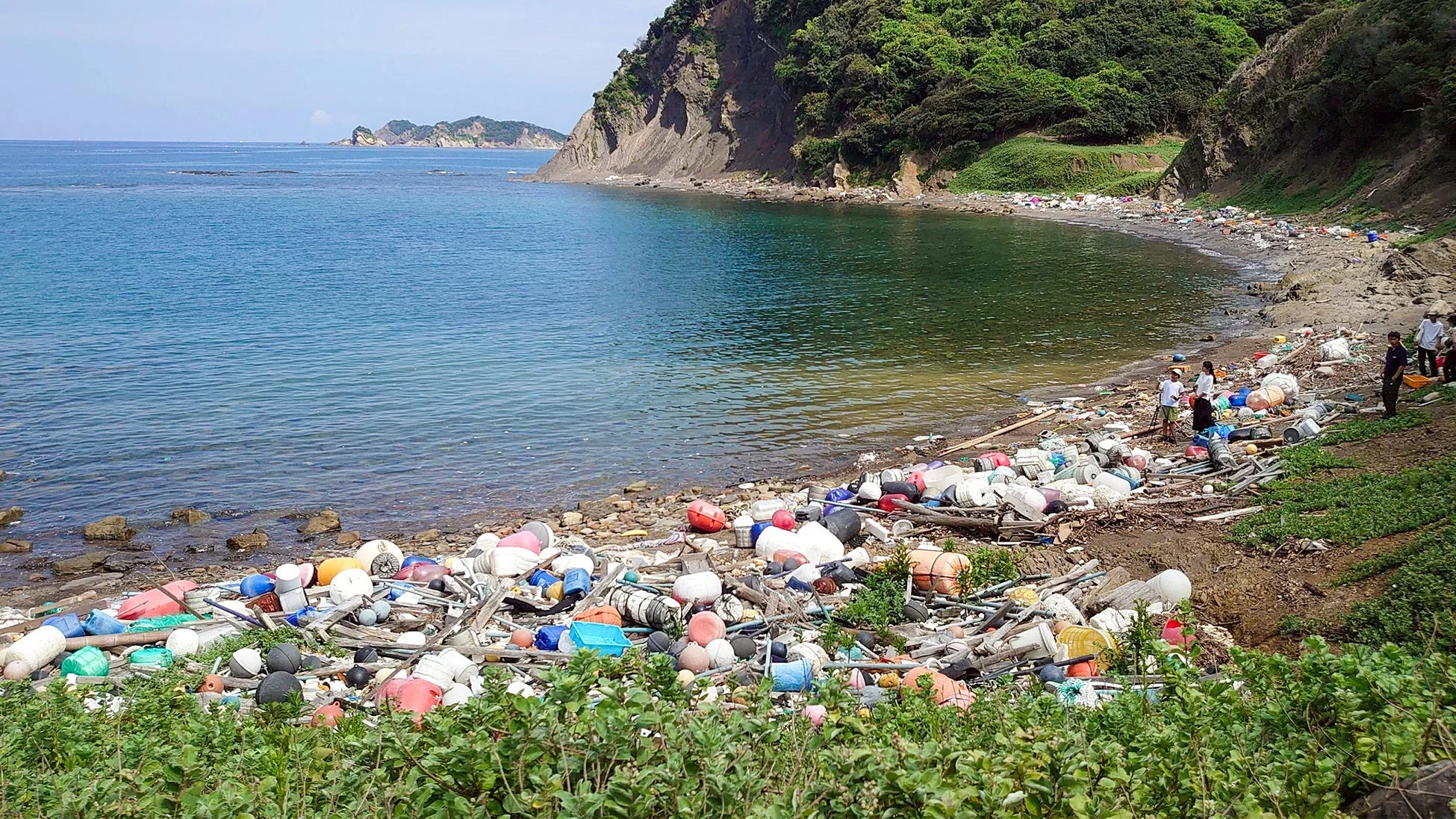 海岸のゴミ