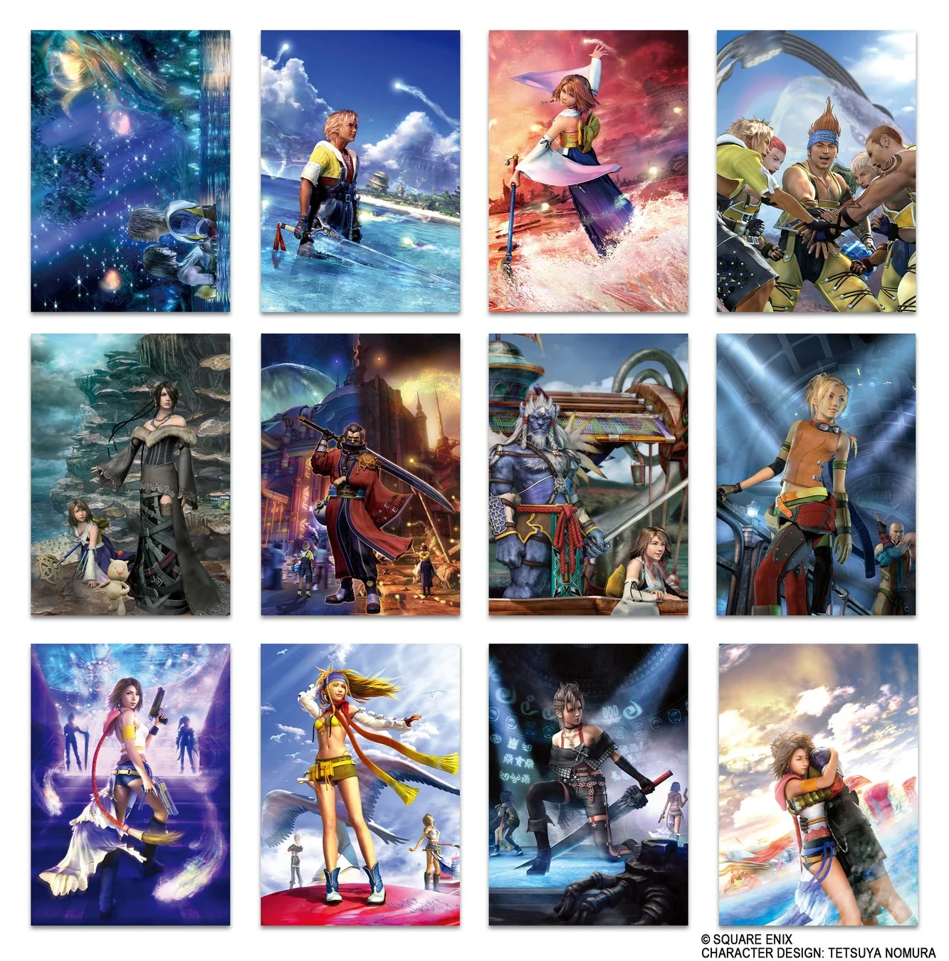 ファイナルファンタジーX キャラクターアートワーク
