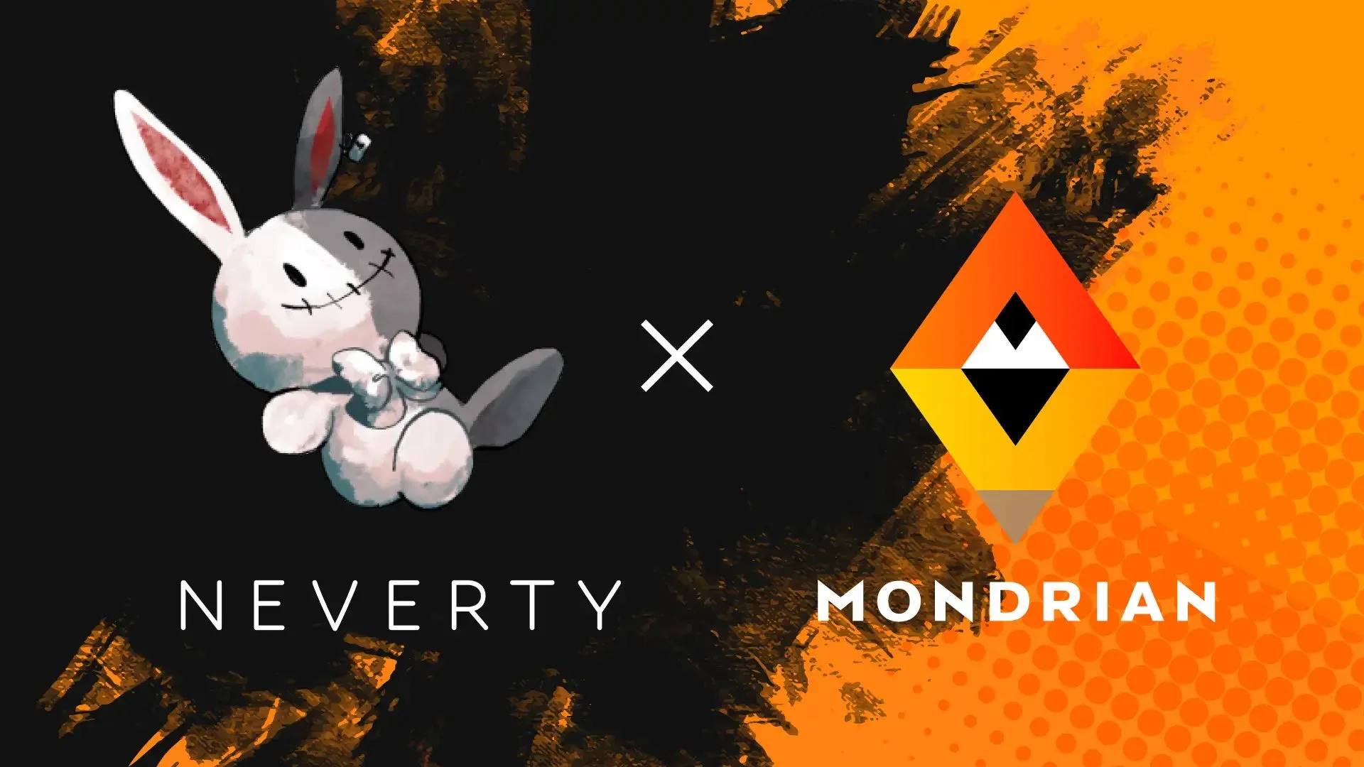 NevertyとMondrianのコラボレーションロゴ