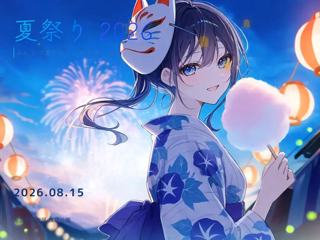 夏祭りポスター例