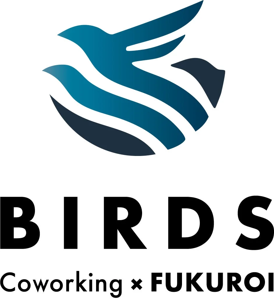 BIRDS Coworking x FUKUROI ロゴ