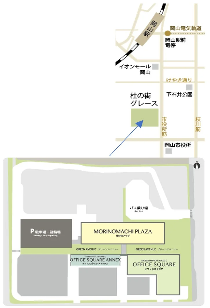 杜の街グレースの地図