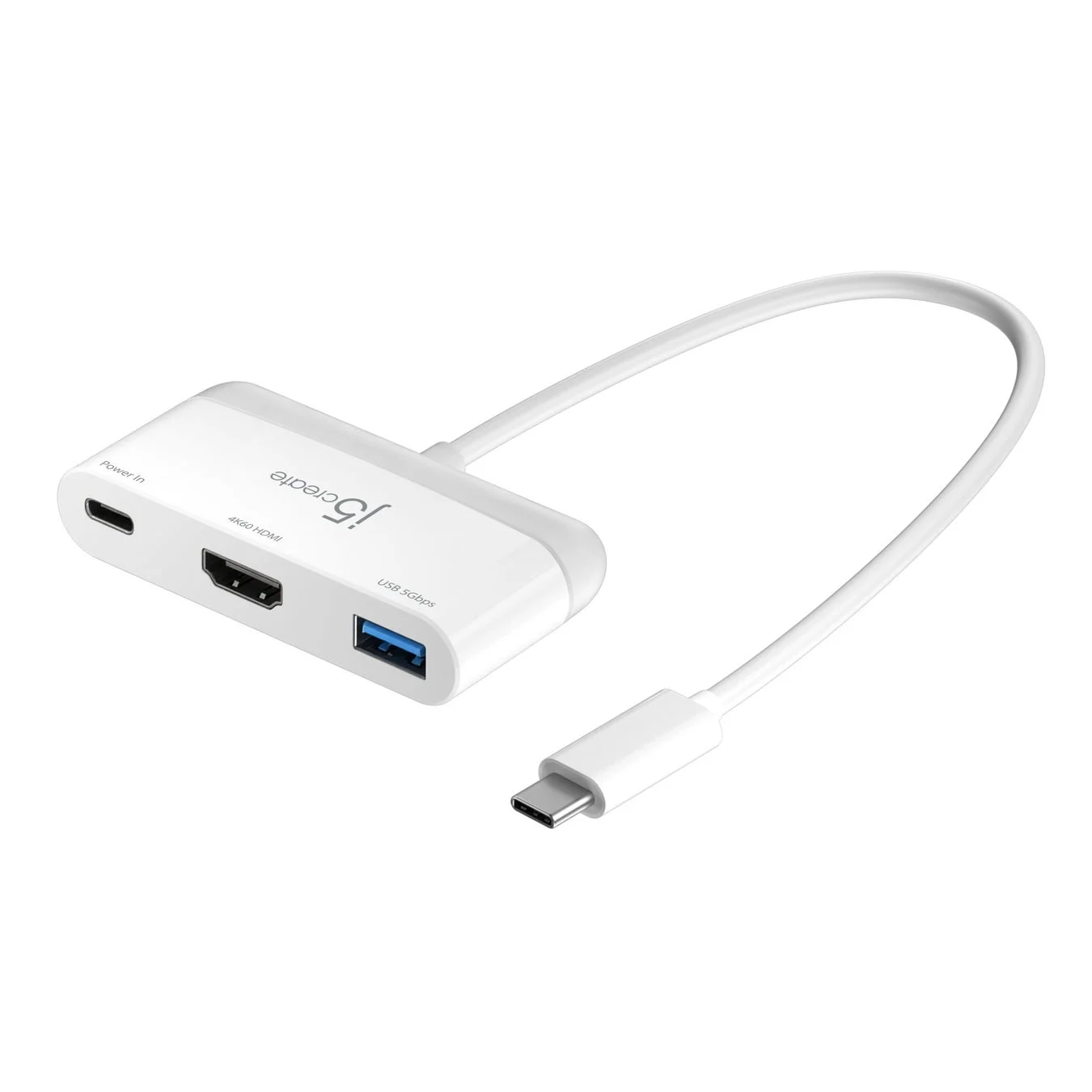 USB-C to PD100W+HDMI+USB 3in1 マルチアダプター JCA3710