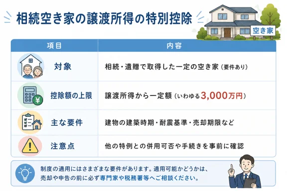 相続空き家の譲渡所得の特別控除