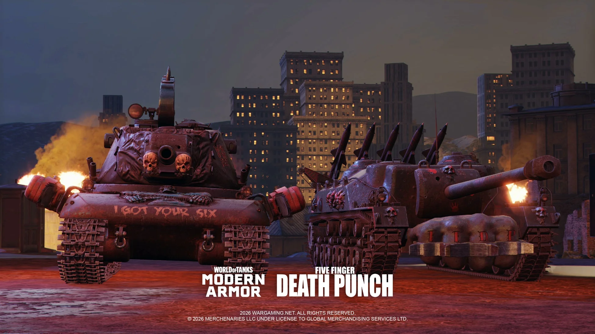 Five Finger Death Punchテーマの2輌の新プレミアム車輌