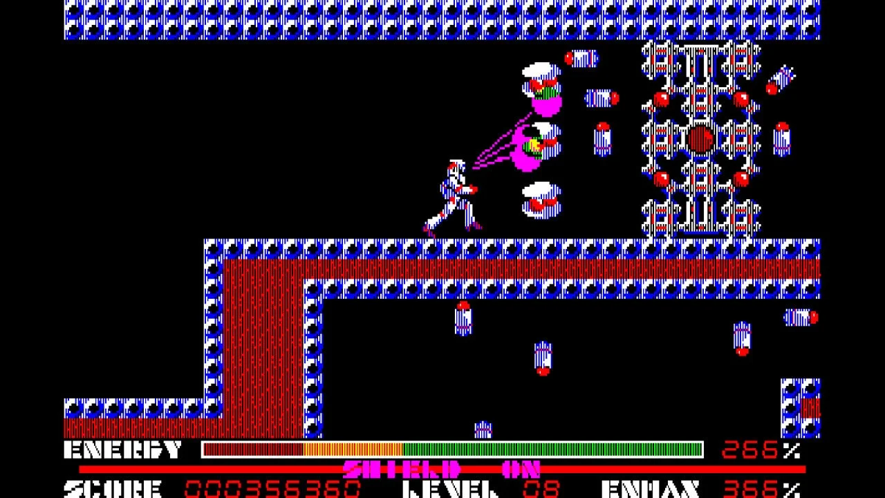 テグザー ゲーム画面1