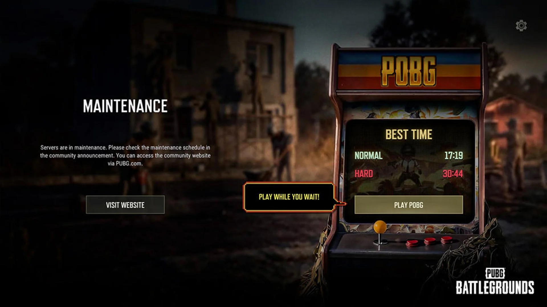 POBG Screen