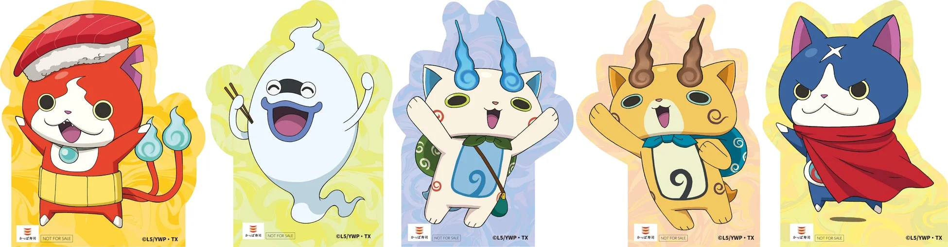 妖怪ウォッチ ダイカットメモ帳のキャラクター