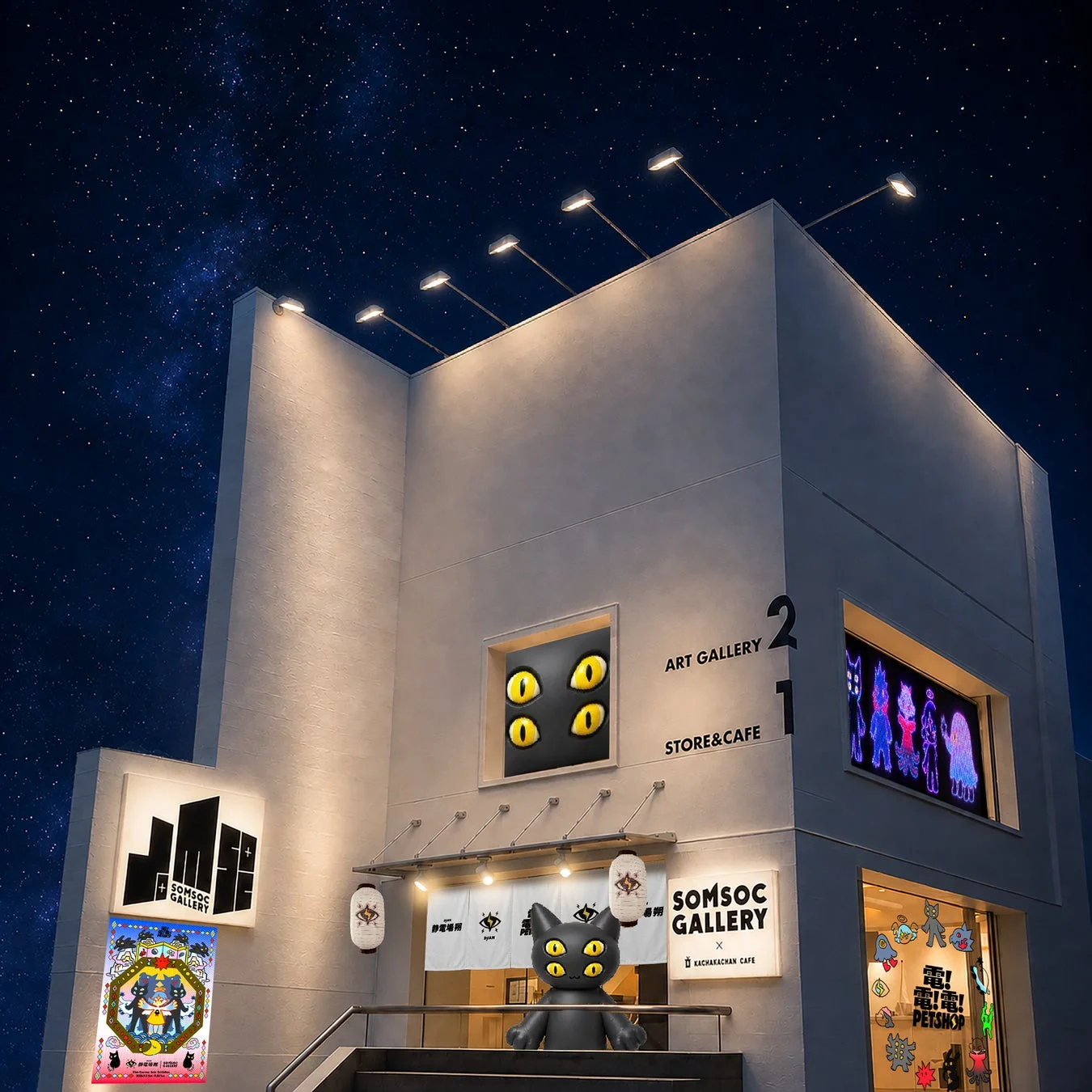 SOMSOC GALLERY夜景