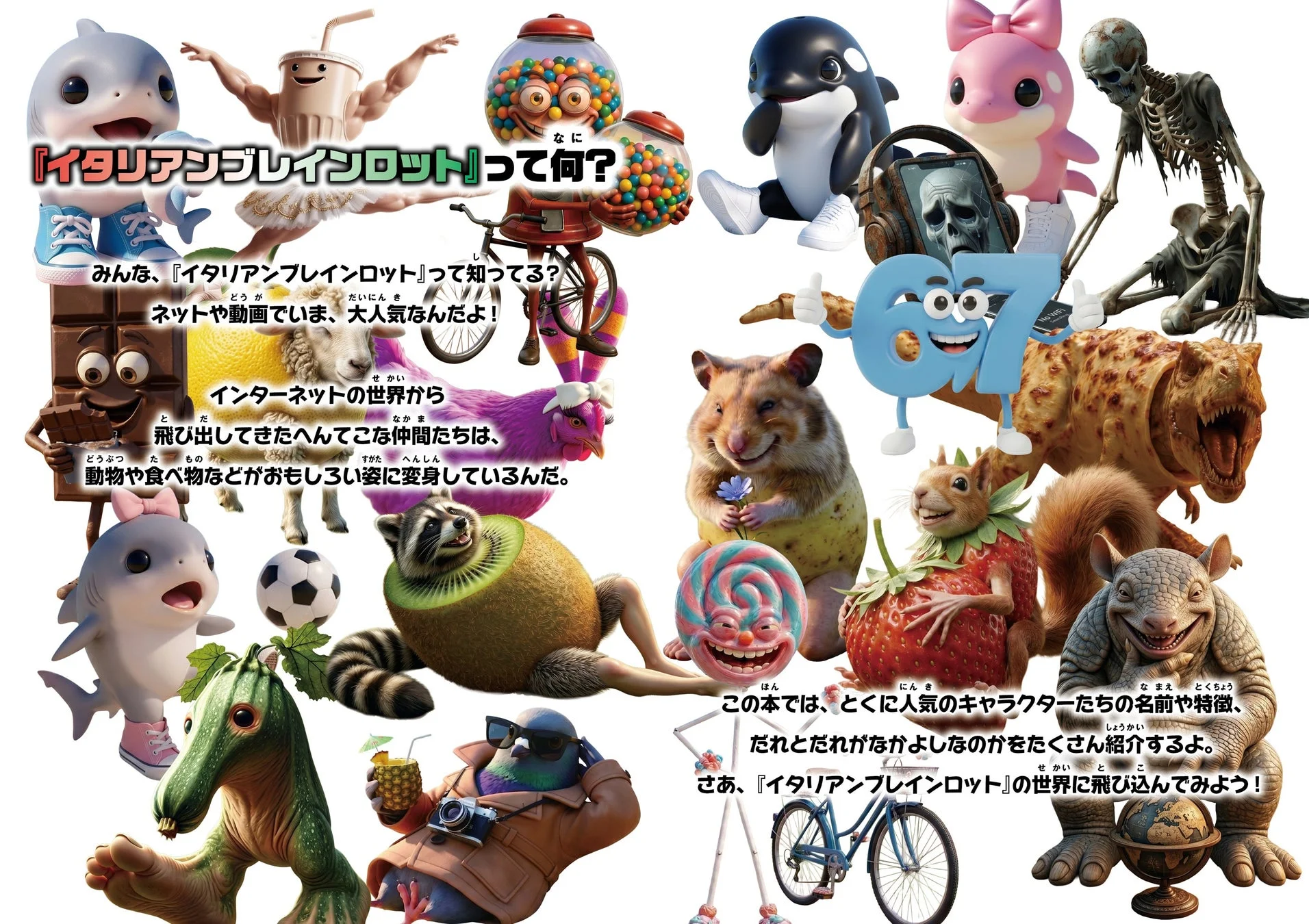 キャラクター大集合ブック イントロ