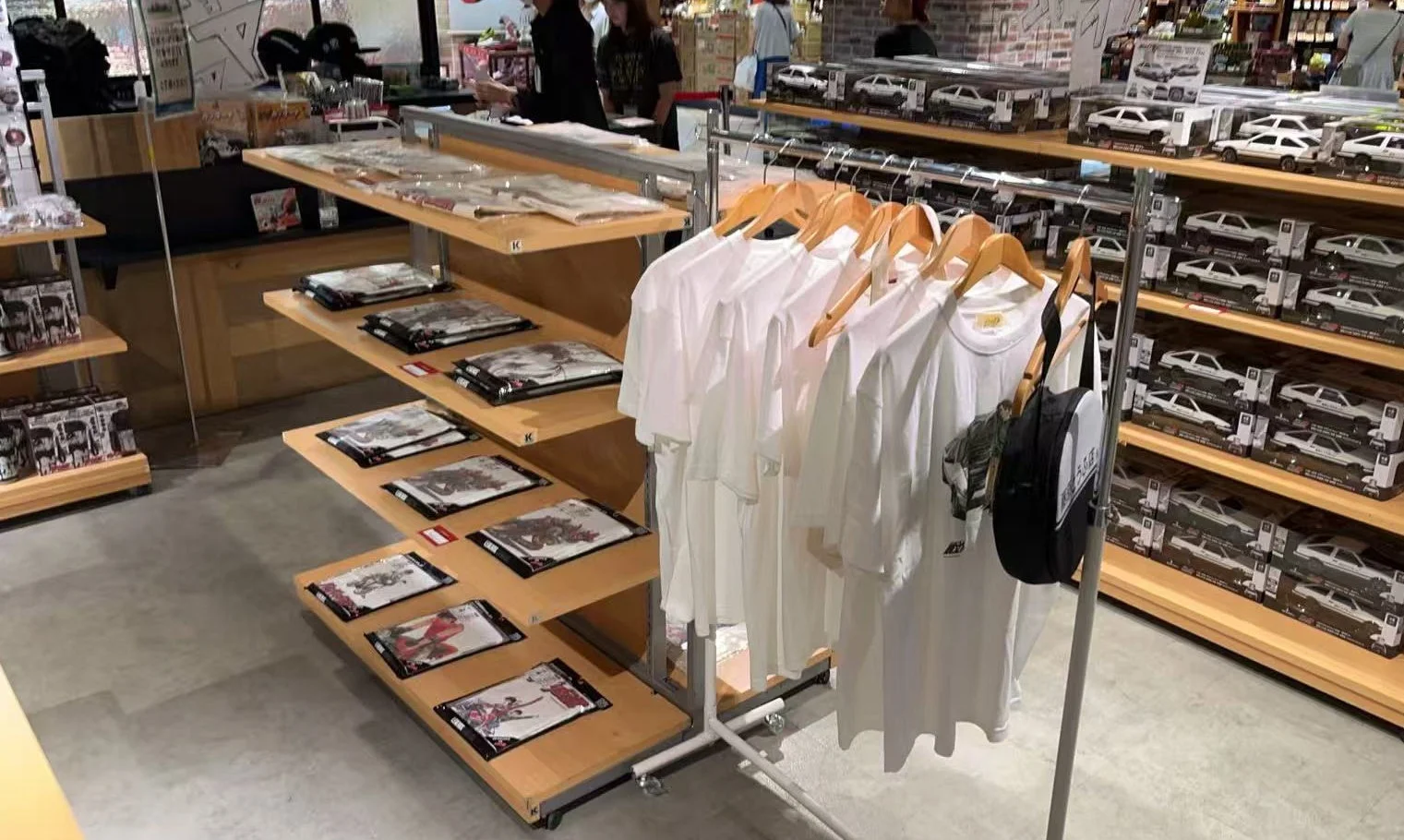 『頭文字D』グッズ販売コーナー