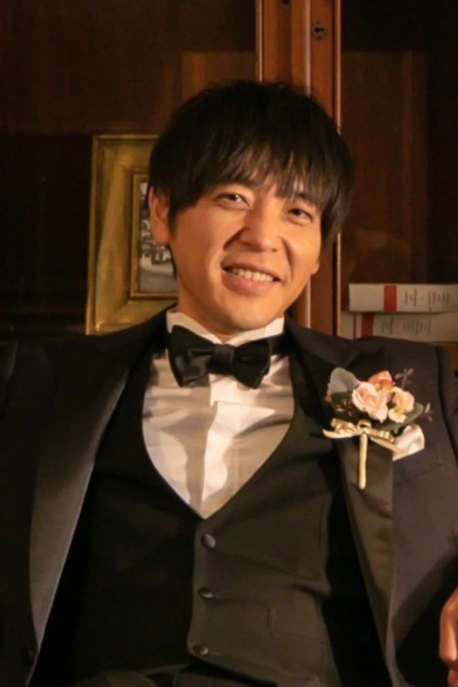 笑顔の男性