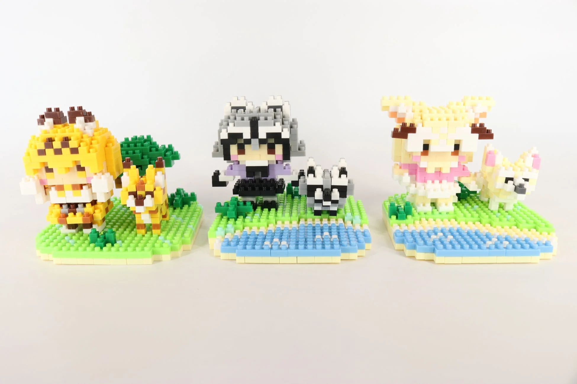 けものフレンズ ミタクルブロック サーバル、アライグマ、フェネック