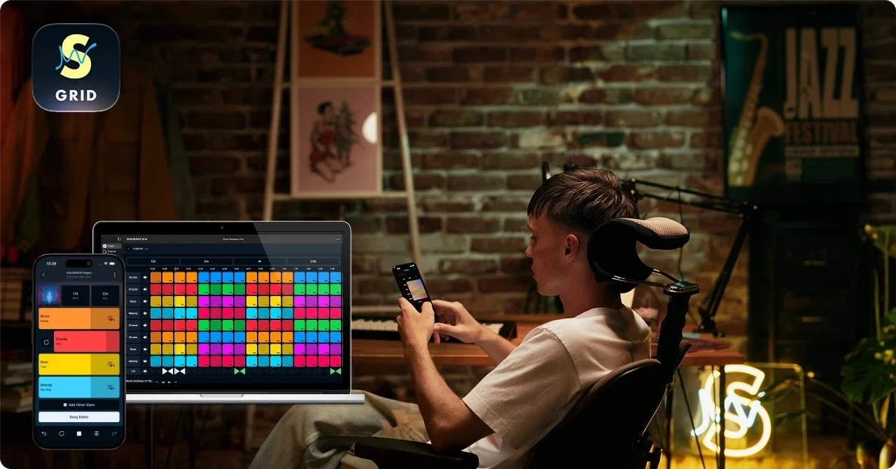SOUNDRAW Gridの利用イメージ
