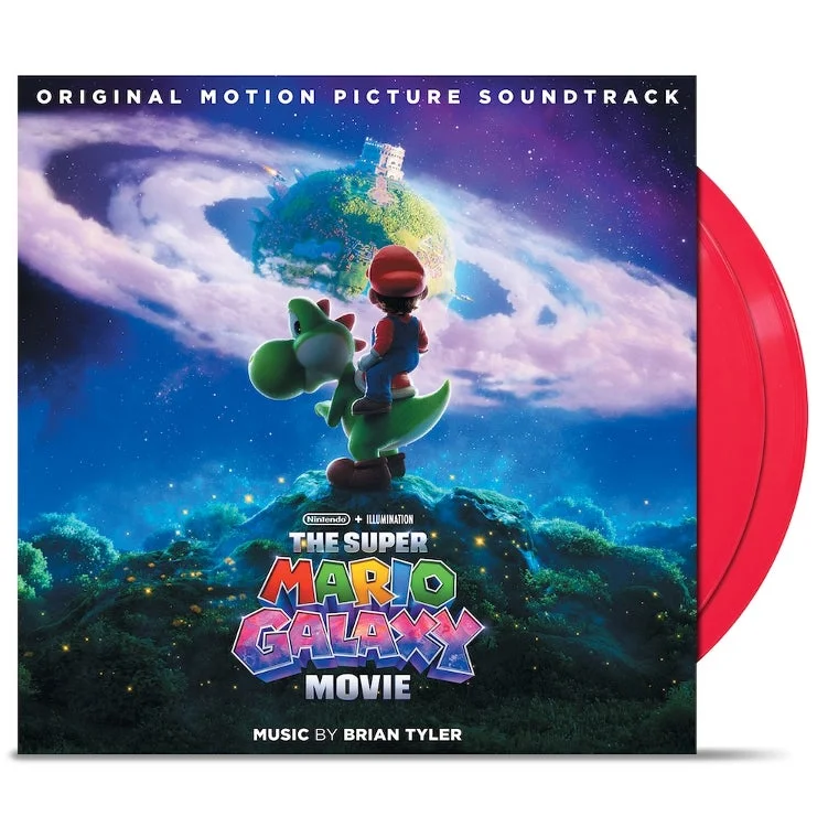 国内仕様盤『ザ・スーパーマリオギャラクシー・ムービー』サウンドトラック(LP:日本限定チコレッドカラー盤)