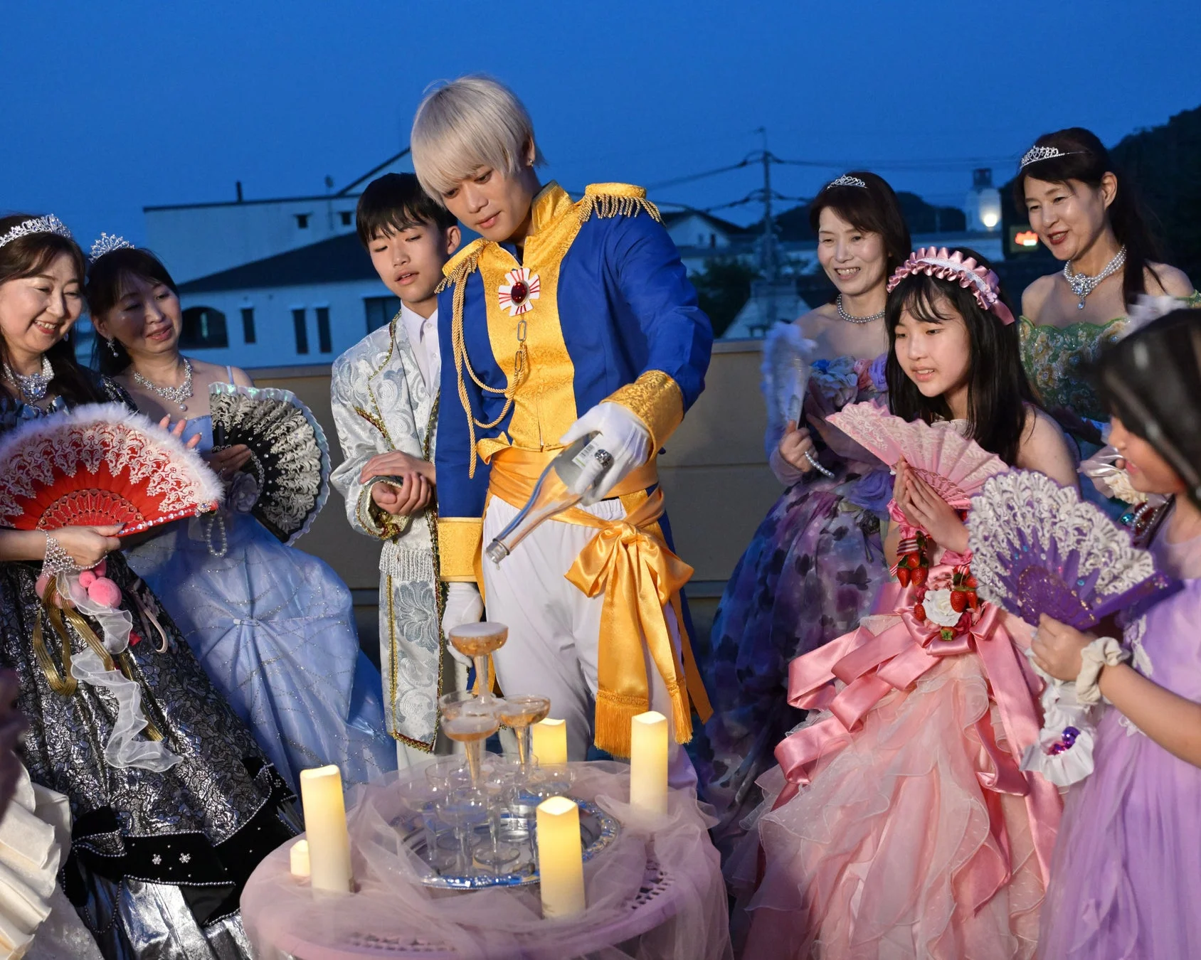 夜は「ナイトプラン」でプリンセス体験