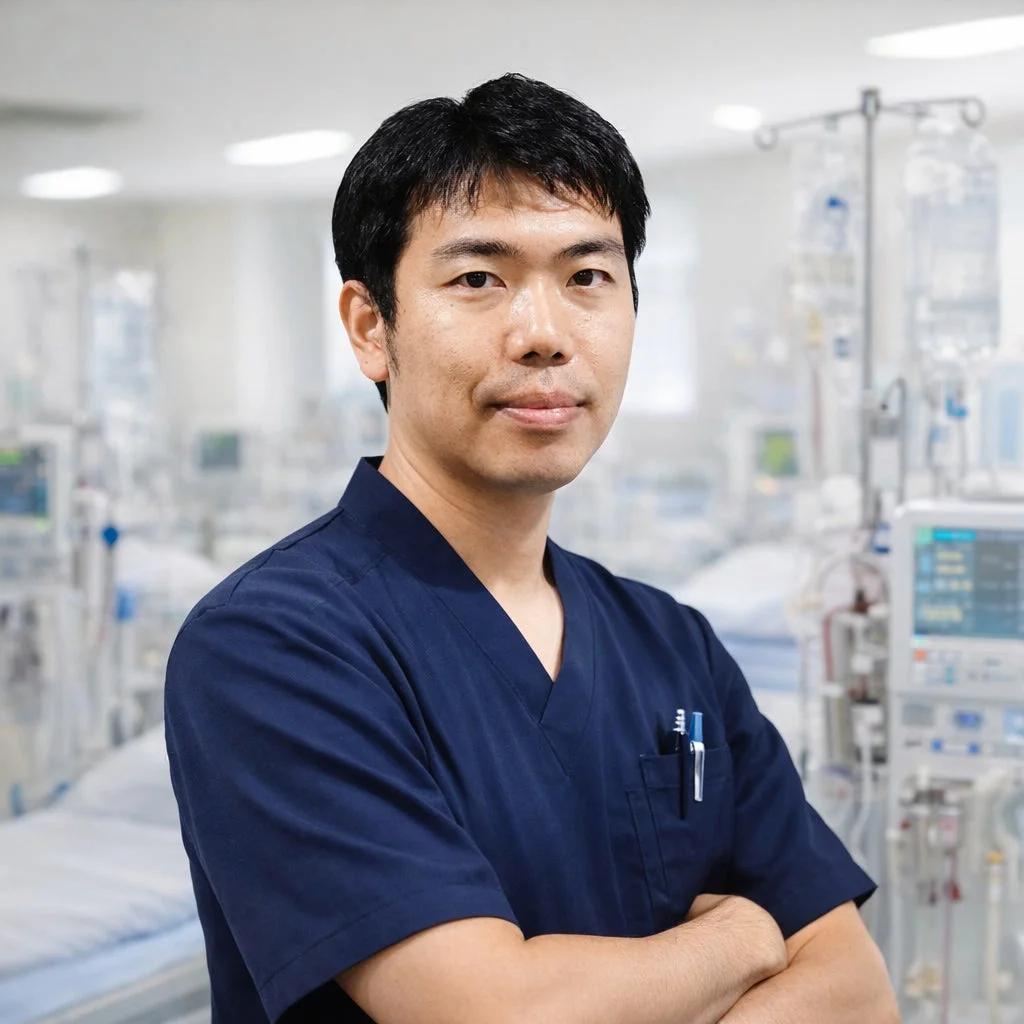 男性医師のポートレート